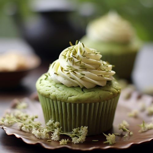 there-is-cupcake-with-green-frosting-plate_1034466-97984